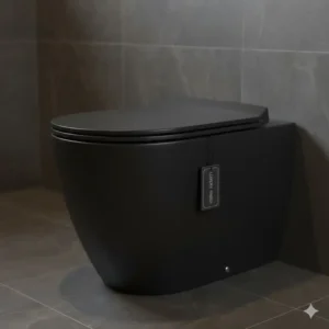 Professional finish and premium material texture of a luxury bidet with modern aesthetic design.